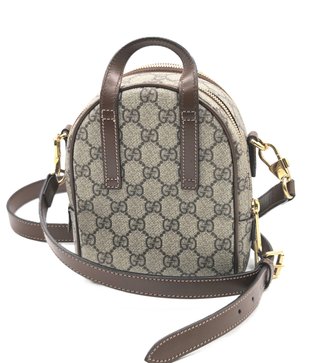 Bolso Gucci Mochila Bandolera Beige Marrón