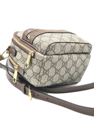 Bolso Gucci Mochila Bandolera Beige Marrón