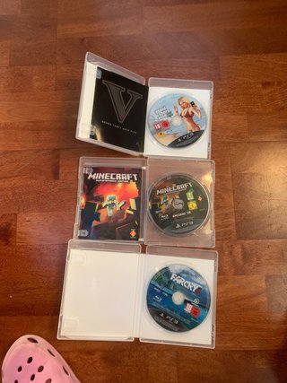 3 Juegos PS3: Minecraft, Far Cry 3, GTA V