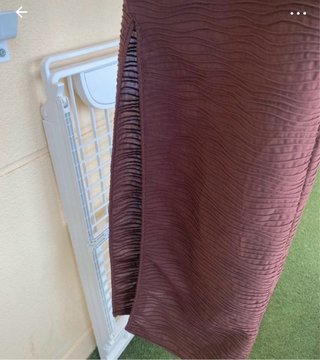 Vestido largo marrón sin estrenar