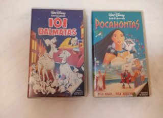5 Películas Clásicos Disney VHS