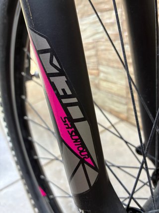 Bici Orbea Montaña/Paseo Negra y Rosa