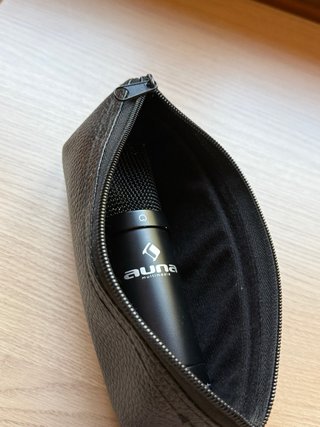 Micrófono Auna Mic 900 B Negro USB