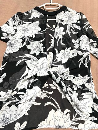 Blusa OVS Gasa Estampada Flores