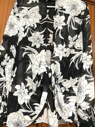 Blusa OVS Gasa Estampada Flores