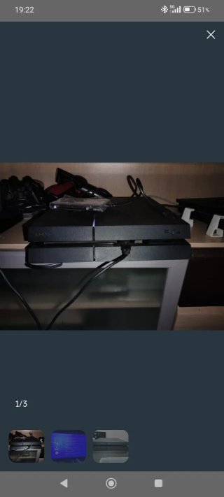 Consola Sony PS4 Negra