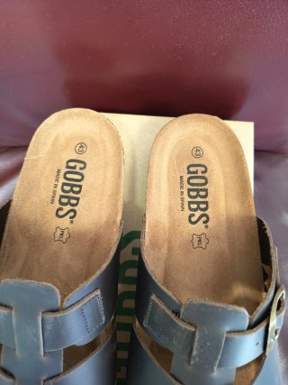 Sandalias de piel marrón Talla 43