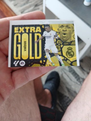 Cromo Extra Gold Vinicius Jr. Liga 24/25