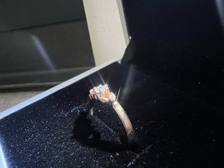 Anillo Oro Rosa Diamantes Glamira