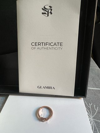 Anillo Oro Rosa Diamantes Glamira