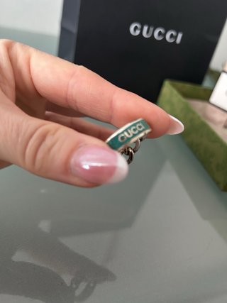 Anillo Gucci Plata Vintage Unisex