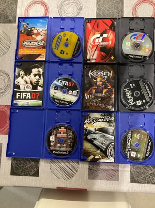 Pack 6 Juegos PS2: Tony Hawk, Gran Turismo, FIFA 0