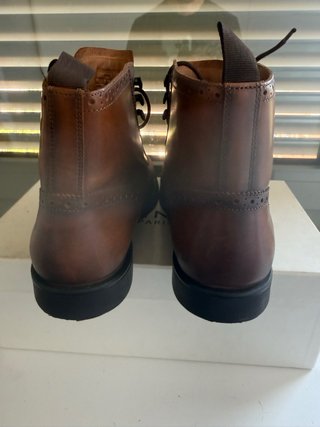Botas Zara Piel Marrón Talla 41 (9)