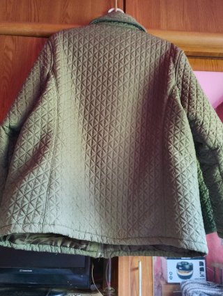 Chaqueta acolchada verde