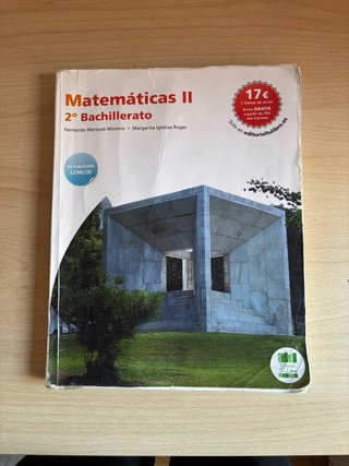 MATEMATICAS II 2º BACHILLERATO