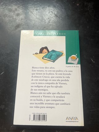Libro niños Blanca y Viernes