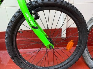 Bicicleta infantil verde PRESTIGE