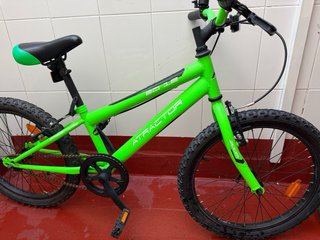 Bicicleta infantil verde PRESTIGE