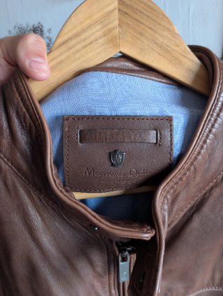 Chaqueta de cuero Massimo Dutti