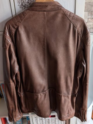 Chaqueta de cuero Massimo Dutti