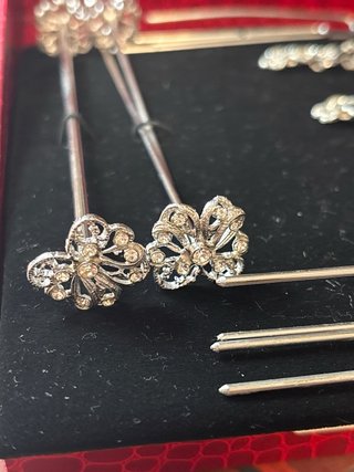 Aderezo Fallera Niña Plata