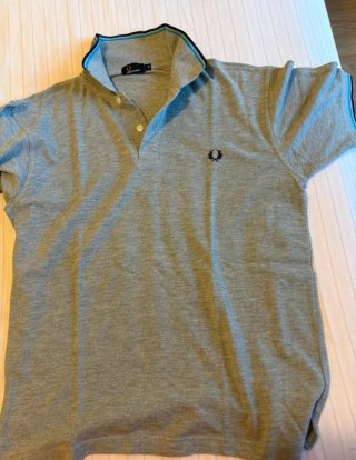 Polo Fred Perry Gris Talla M
