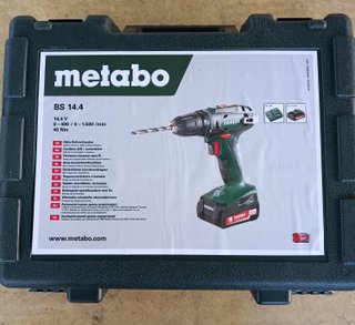 Taladro Atornillador Metabo 14.4V con Cargador y B