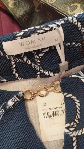 Jersey Mujer Azul y Blanco