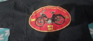 Camiseta Simson Moped SR1 Negra Talla M