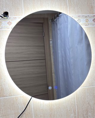 Espejo Pared redondo Antivaho 3 Colores