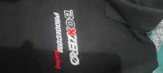Camiseta Polo BOXZERO Negra Talla M
