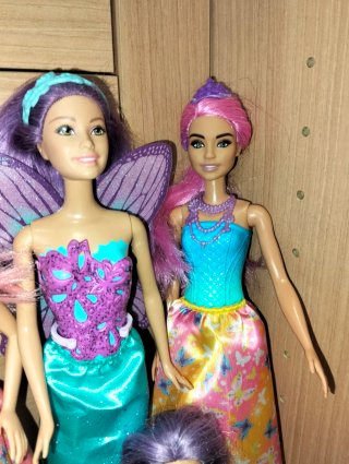 Set 4 Barbie Principesse fairytopia e dreamtopia