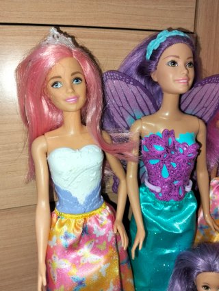 Set 4 Barbie Principesse fairytopia e dreamtopia
