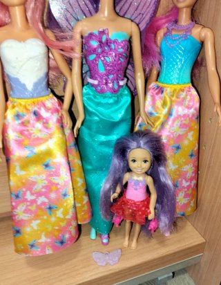 Set 4 Barbie Principesse fairytopia e dreamtopia