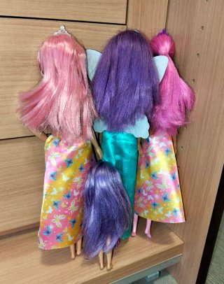 Set 4 Barbie Principesse fairytopia e dreamtopia