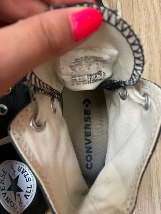 Converse plataforma negras