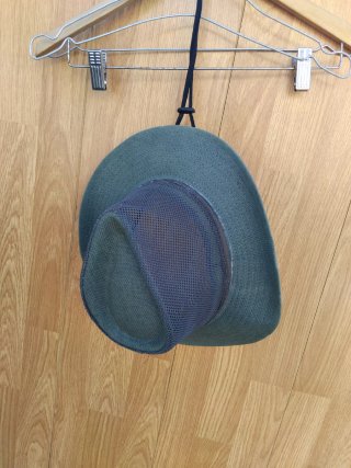 Chapéu de palha cowboy verde