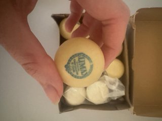 Caja 10 Pelotas Ping Pong Antiguas