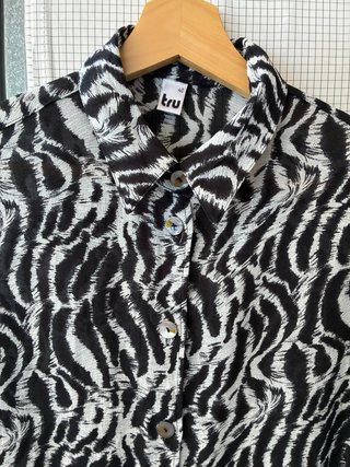 Camisa Vintage Cebra