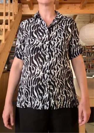 Camisa Vintage Cebra