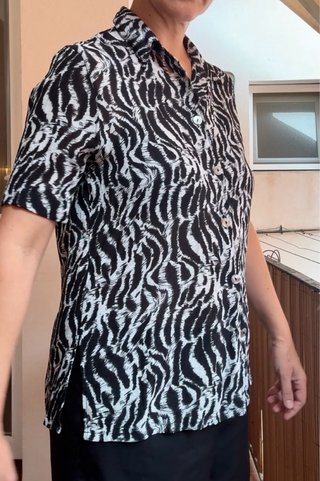Camisa Vintage Cebra