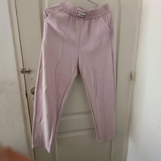 Pantalones deportivos lila claro talla única