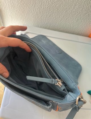 Bolso Desigual azul y naranja