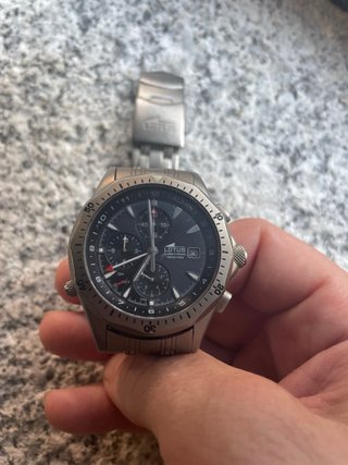 Lotus All Titanium Alarm-Chrono