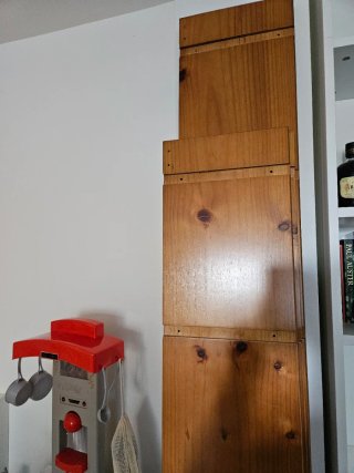 Estanterías madera 80x183 y 80x216