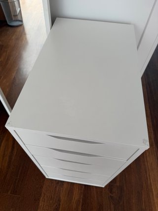 Mesa / escritorio Ikea y 2 cajoneras Alex