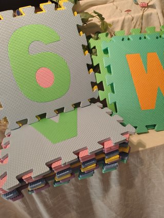 Alfombra puzzle, gomaespuma,infantil 14 piezas