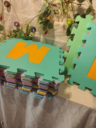Alfombra puzzle, gomaespuma,infantil 14 piezas