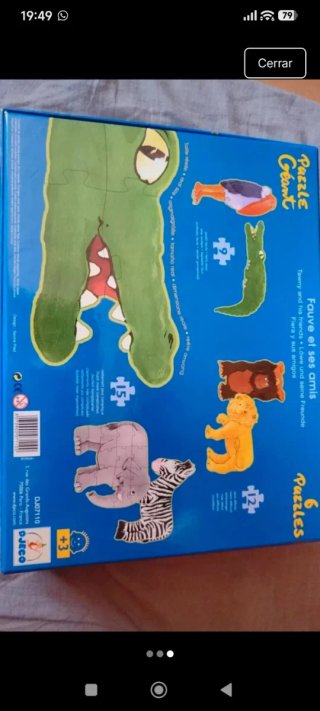 Puzzle Djeco Gigante Fauve et ses amis