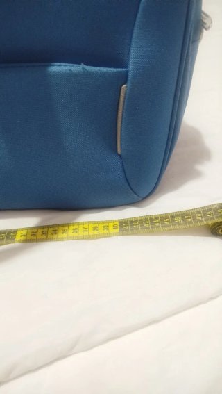 bolsa de viaje azul